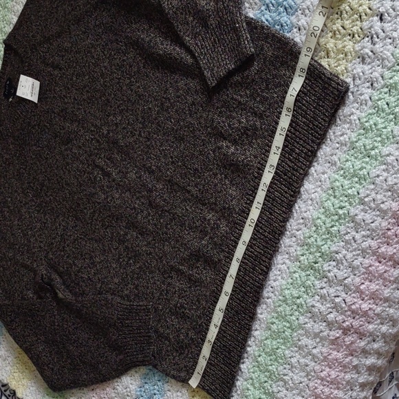 NWT J. Crew Factory Large Marled Lambswool Blend Crew Neck Sweater - Picture 8 of 12